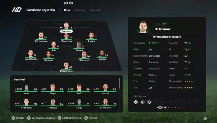 Videogame: Palermo su FC 25, gli overall dei giocatori lasciano a bocca aperta - immagine 1