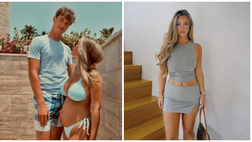 La più bella Wag della Gran Bretagna mette in mostra il pancione: Hendry presto papà!