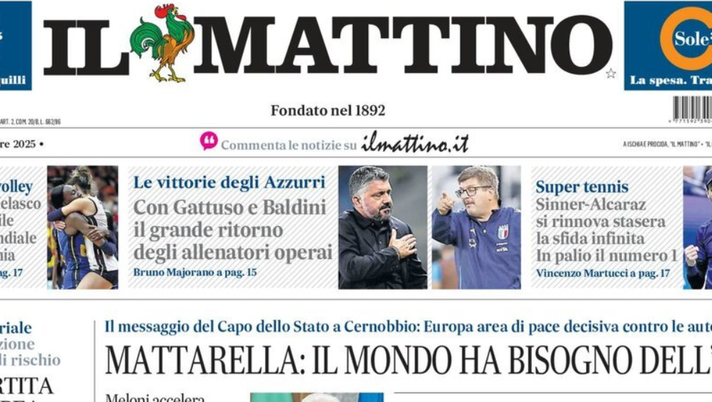 Il Napoli sui media: le prime pagine dei quotidiani di oggi- immagine 1