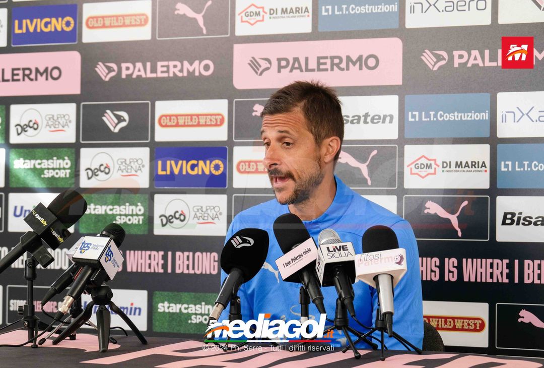 FOTO PALERMO, Dionisi in conferenza post amichevole con Sondrio (Gallery) - immagine 5