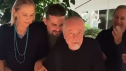 De Laurentiis spegne candeline esprimendo un nuovo desiderio per il suo Napoli