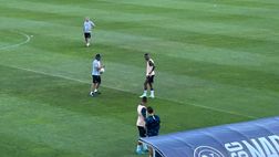 GALLERY Conte lavora sui movimenti della linea difensiva: fitto colloquio con Natan