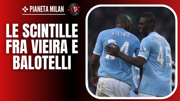 Patrick Vieira e Mario Balotelli 19/11/2024 PianetaMilan.it