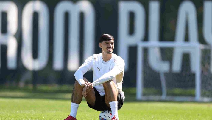 Tijjani Reijnders AC Milan allenamento Milanello