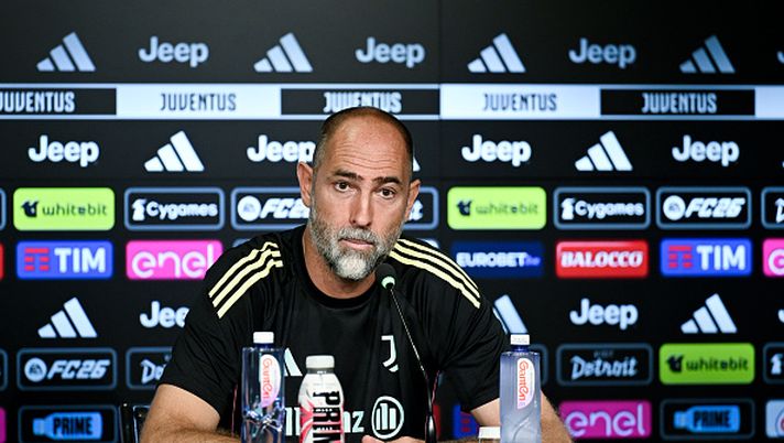 TURIN, ITALY - SEPTEMBER 19: Juventus head coach Igor Tudor during a press conference at Allianz Stadium on September 19, 2025 in Turin, Italy. (Photo by Daniele Badolato - Juventus FC/Juventus FC via Getty Images) Tudor