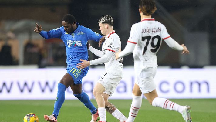 Álex Jiménez Joao Felix AC Milan Empoli-Milan 0-0 Serie A 2024-2025