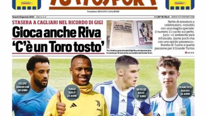 PRIMA PAGINA TUTTOSPORT: “Caos Uefa, Boban inchioda Ceferin” - immagine 1