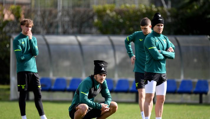 FLORENCE, ITALY - FEBRUARY 10: Matteo Cancellieri of SS Lazio during the SS Lazio training session at Centro Tecnico Federale di Coverciano on February 10, 2026 in Florence, Italy. (Photo by Marco Rosi - SS Lazio/Getty Images) Un club greco mette nel mirino un obiettivo viola: pronta l’offerta - immagine 1
