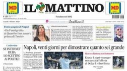 PRIMA PAGINA IL MATTINO OGGI: “Napoli, 20 giorni per dimostrare quanto sei grande”