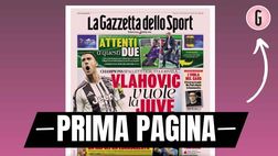 Prima pagina Gazzetta dello Sport: “Inter e Milan scatenati nell’ammucchiata Scudetto”