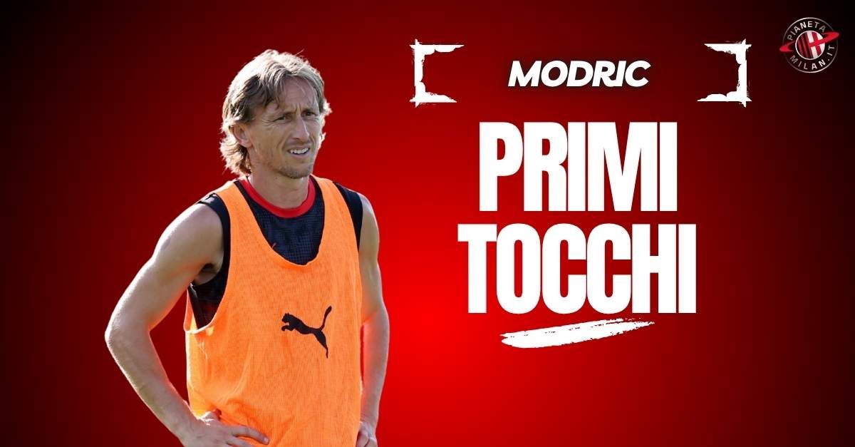 allenamenti milan il primo giorno di modric subito lavoro col pallone video