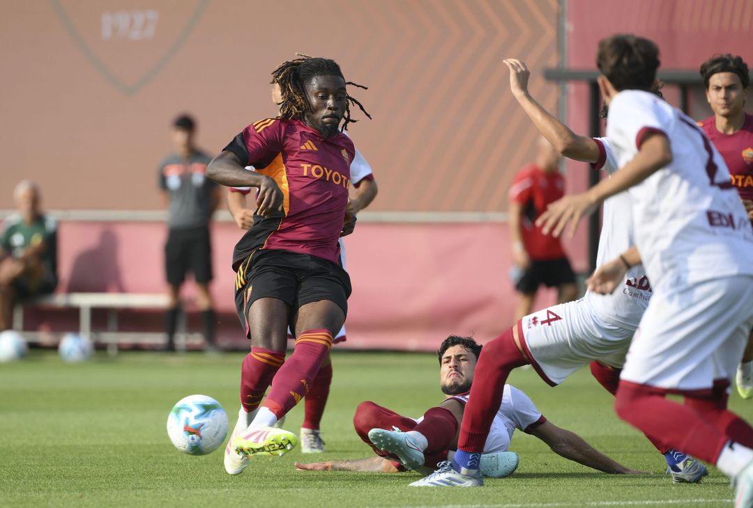 Roma-Trastevere, le immagini della prima amichevole di Gasperini – FOTO GALLERY- immagine 1