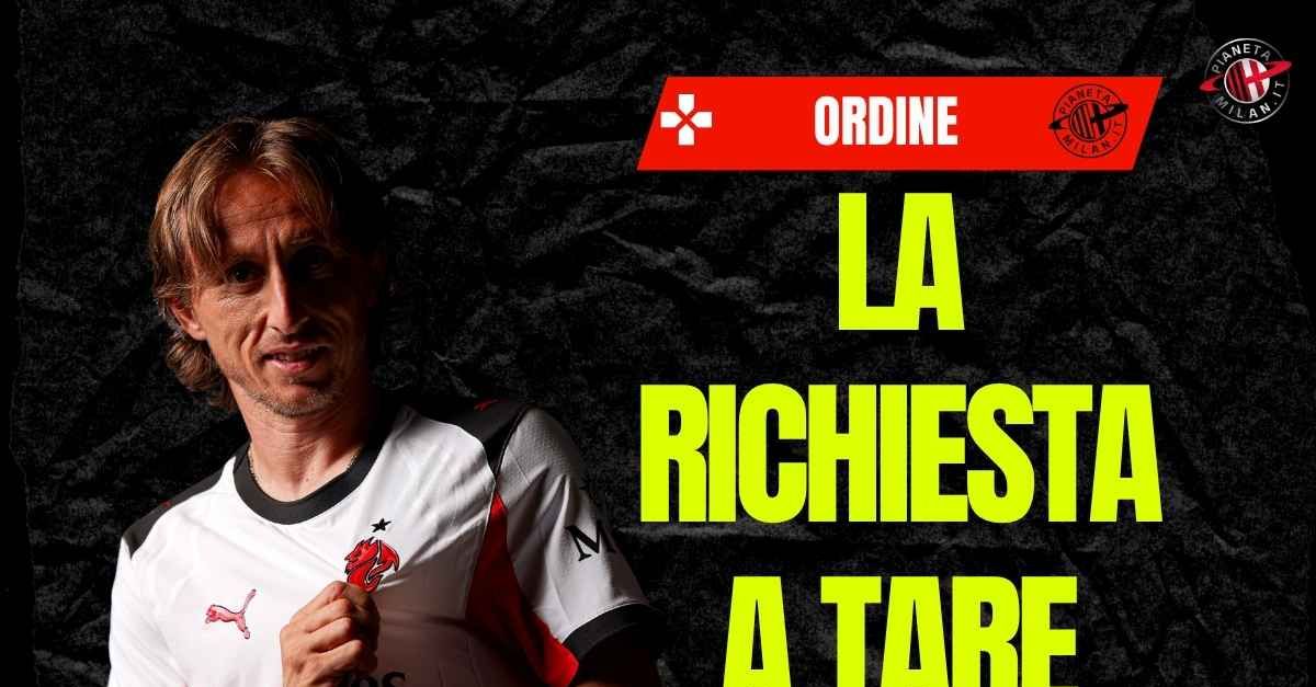 Milan, Ordine: “Modric? Ecco cosa ha chiesto a Tare. Un segno che …” Milan, Ordine: “Modric? Ecco cosa ha chiesto a Tare. Un segno che …”