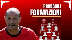 Amichevole Arsenal-Milan, le probabili formazioni: ecco il primo undici di Allegri