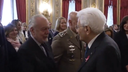 De Laurentiis, incontro al Quirinale con Mattarella per una lodevole iniziativa