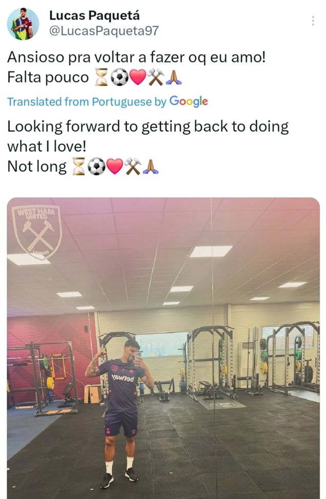 London derby, Paqueta vuole esserci: ma poi cancella il post sui social…- immagine 2