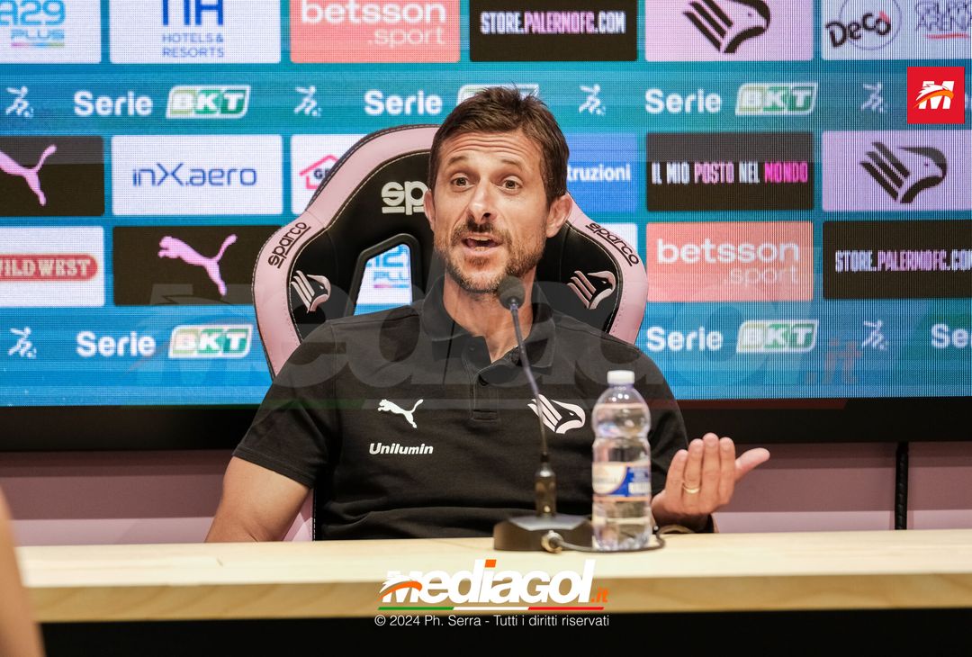 FOTO PALERMO, verso il Pisa: Alessio Dionisi in conferenza stampa (GALLERY) - immagine 12