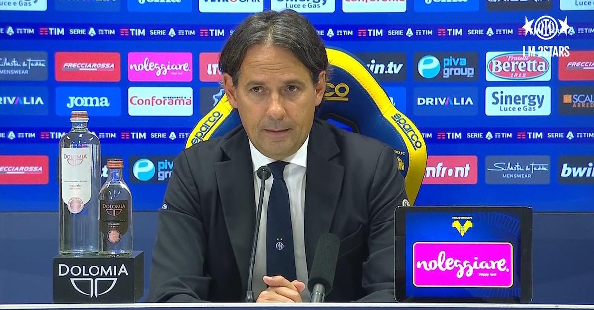 Verona-Inter, Simone Inzaghi on the press convention