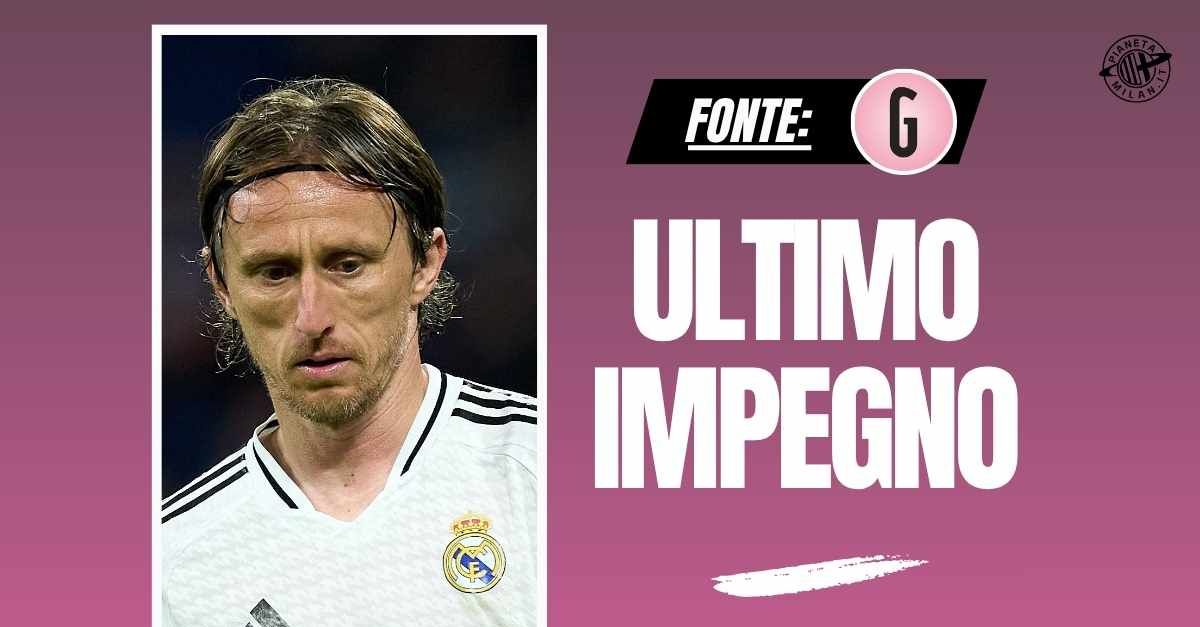 calciomercato milan per modric visite firma e poi mondiale per club