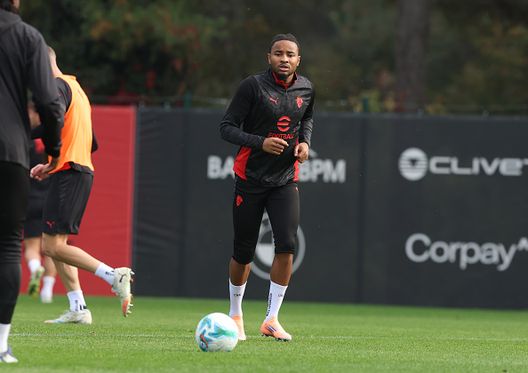 Christopher Nkunku ieri 22 ottobre a Milanello (Photo by Claudio Villa/AC Milan via Getty Images)  Nkunku recuperato, ma l'asset resta Leao-Gimenez