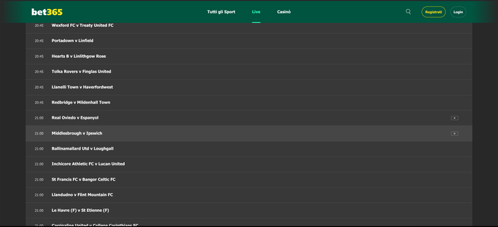 Middlesbrough-Ipswich: streaming gratis su Bet365 Middlesbrough-Ipswich: streaming gratis, diretta TV e probabili formazioni- immagine 2