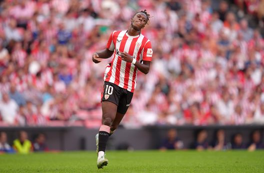 Nico Williams con la maglia dell'Athletic Bilbao (Photo by Juan Manuel Serrano Arce/Getty Images) Nico Williams