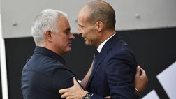 Juventus-Roma, le formazioni ufficiali di Allegri e Mourinho