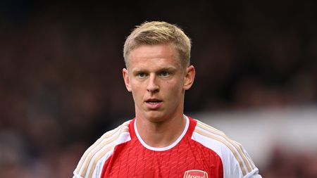 LIVERPOOL, ENGLAND - SEPTEMBER 17: Oleksandr Zinchenko of Arsenal in action during the Premier League match between Everton FC and Arsenal FC at Goodison Park on September 17, 2023 in Liverpool, England. (Photo by Michael Regan/Getty Images)
