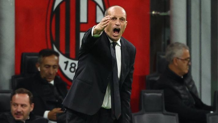 Massimiliano Allegri (allenatore AC Milan), qui durante Milan-Pisa 2-2 | Serie A News (Getty Images) Milan, problemi infortuni e rosa corta: Allegri in emergenza anche con l'Atalanta