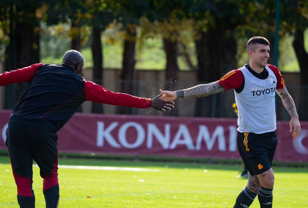 Roma, a Trigoria tornano ad allenarsi anche i nazionali – FOTO GALLERY - immagine 24
