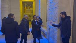 Cena di Natale Lazio | L’arrivo di Pedro insieme alla moglie – VIDEO