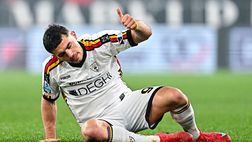 Lecce, Krstovic e Rafia si allenano a parte