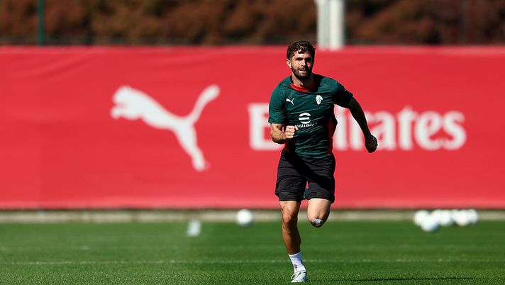 CAIRATE, ITALY - APRIL 08: Christian Pulisic of AC Milan in action during an AC Milan Training Session at Milanello on April 08, 2026 in Cairate, Italy. (Photo by Giuseppe Cottini/AC Milan via Getty Images) Serie A in Australia: il Milan ed altre squadre giocheranno a Perth in estate - immagine 1