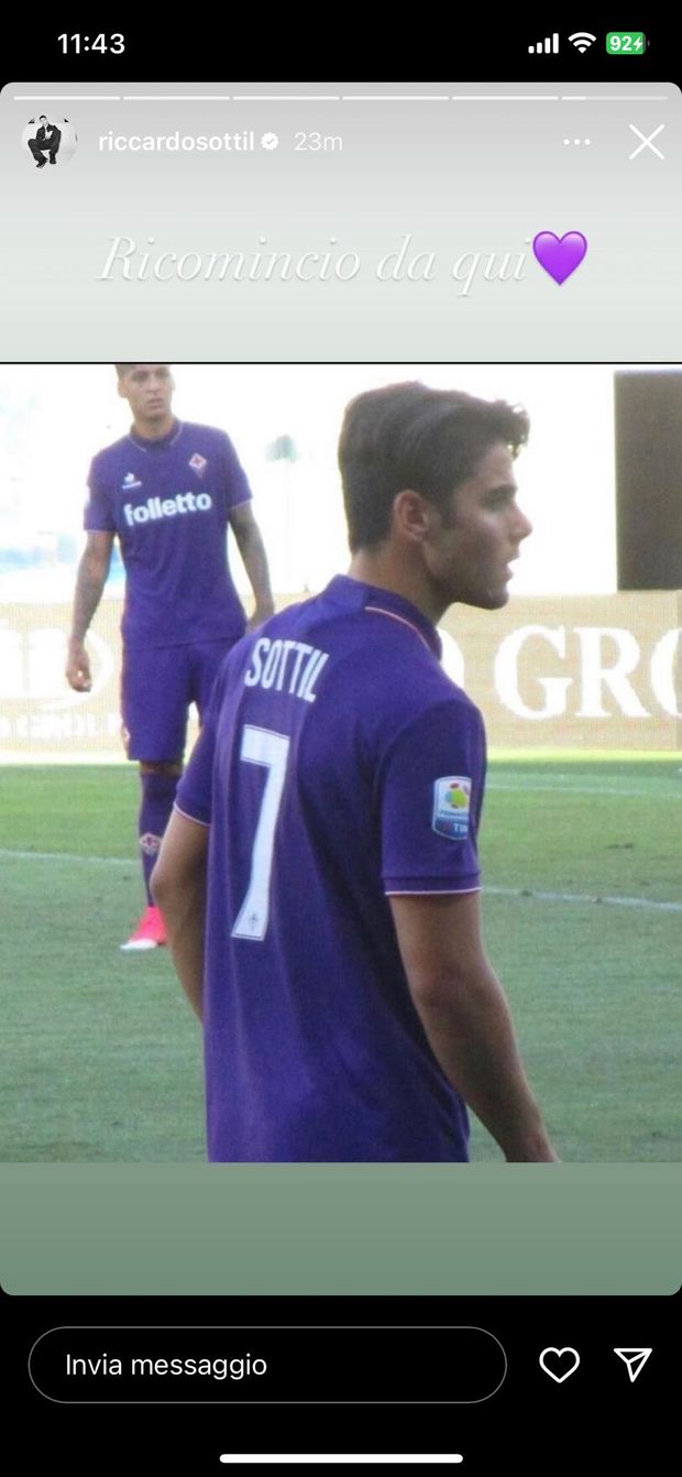 FOTO – Un nuovo inizio per Riccardo Sottil con il numero 7: “Ricomincio da qui”- immagine 2