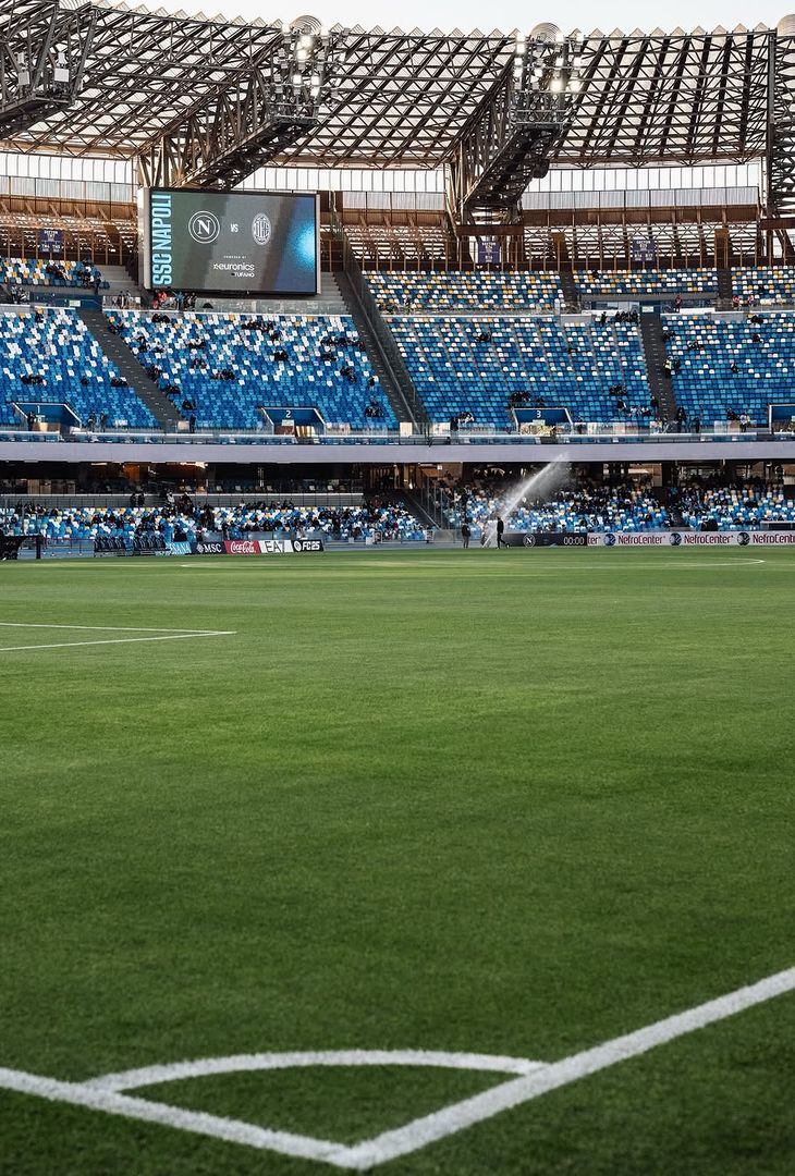 GALLERY Napoli-Milan, luci al Maradona: “Il campo si trasforma in oro al tramonto” - immagine 5