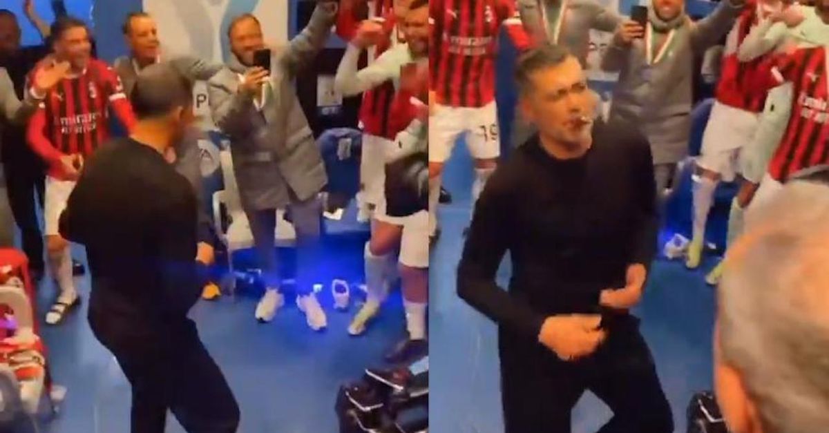 Supercoppa al Milan, Conceicao balla e fuma il sigaro in spogliatoio | VIDEO