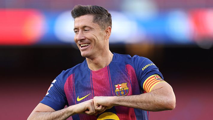 Infortunio occhio Lewandowski