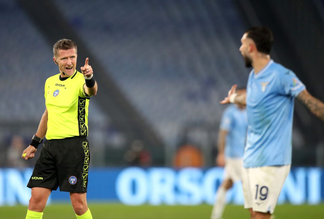 Daniele Orsato e Castellanos