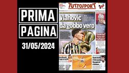 Prima pagina Tuttosport: “Vlahovic da gobbo vero”