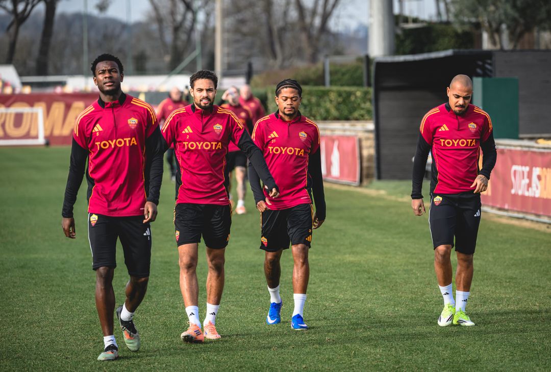 Trigoria, l’allenamento a -2 giorni dal Torino: ecco anche Malen – FOTO GALLERY - immagine 7