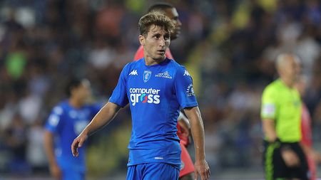 EMPOLI, ITALY - OCTOBER 6: Tommaso Baldanzi of Empoli FC looks on during the Serie A TIM match between Empoli FC and Udinese Calcio at Stadio Carlo Castellani on October 6, 2023 in Empoli, Italy. (Photo by Gabriele Maltinti/Getty Images)