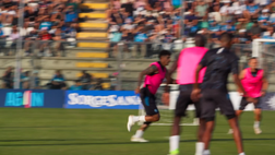 Scambi veloci e possesso palla: gli highlights dell’allenamento pomeridiano