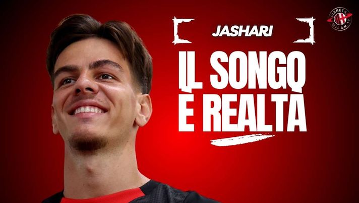 Jashari: il sogno è realtà! Estasiato nella sala trofei del Milan | VIDEO