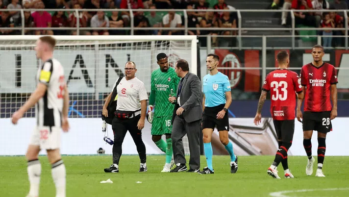 Mike Maignan AC Milan Milan-Newcastle 0-0 Champions League 2023-2024