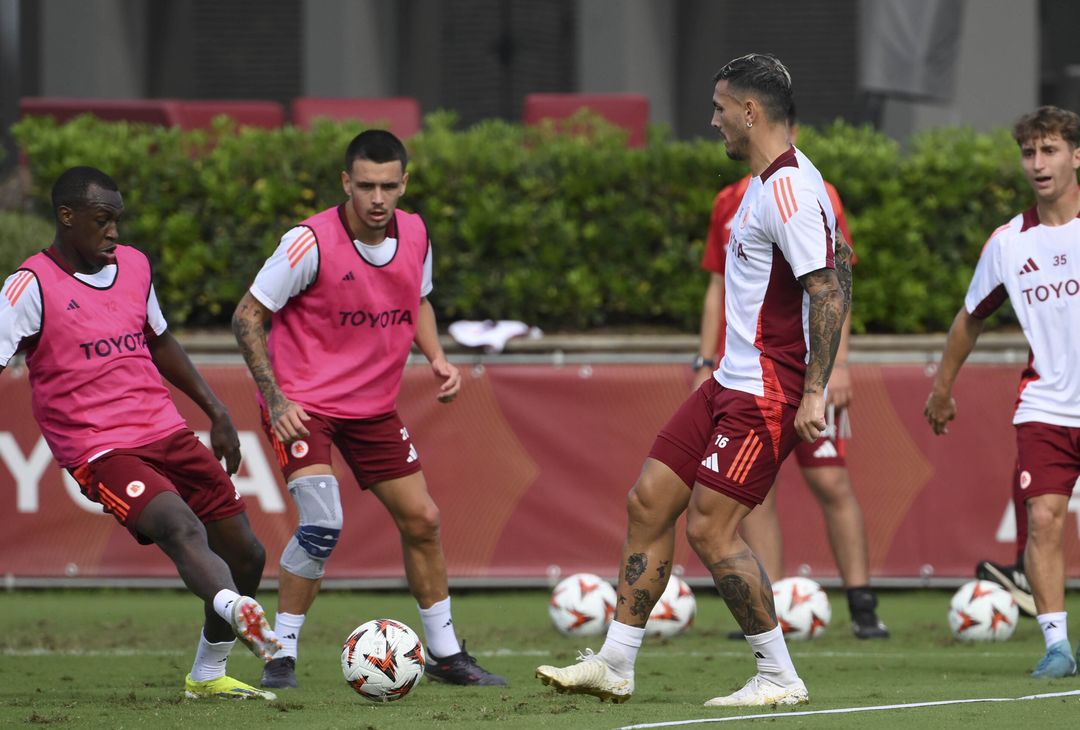 Trigoria, la ripresa degli allenamenti in vista della Dinamo Kiev – FOTO GALLERY - immagine 12