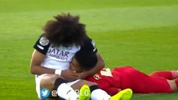 VIDEO/ Pazzesco: mossa da wrestling nella champions araba