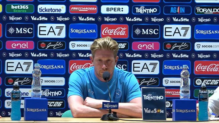 YouTube SSCNapoli De Bruyne: “Napoli posto migliore per me. Serie A competitiva. Con Conte…” - immagine 1
