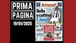 Prima pagina Tuttosport: Mbangula e Weah stendono il Milan