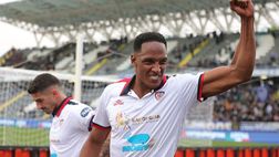 Il Cagliari batte l’Entella grazie a Cavuoti. E c’è lo zampino di Yerry Mina