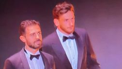 GALLERY Pallone d’Oro 2023, Kvaratskhelia sfila sul palco della kermesse parigina